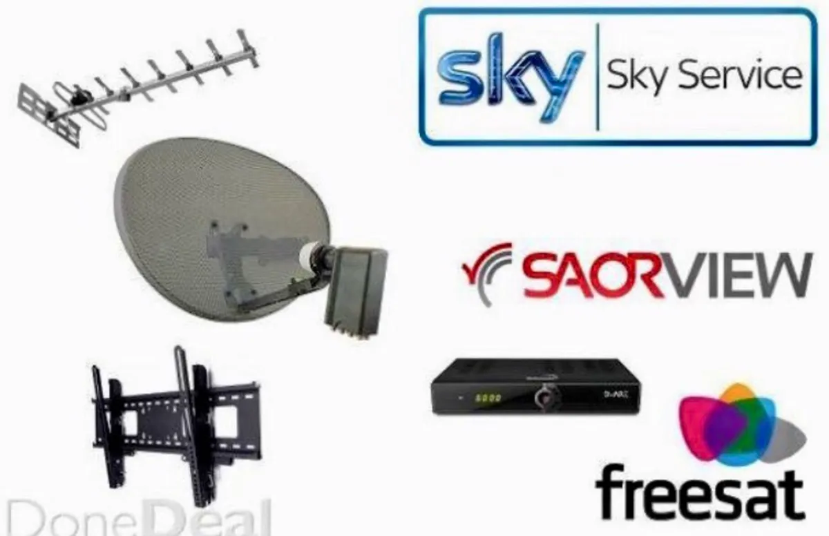 CCTV,Sky,Free to air,Satellite & Saorview Services - Image 2