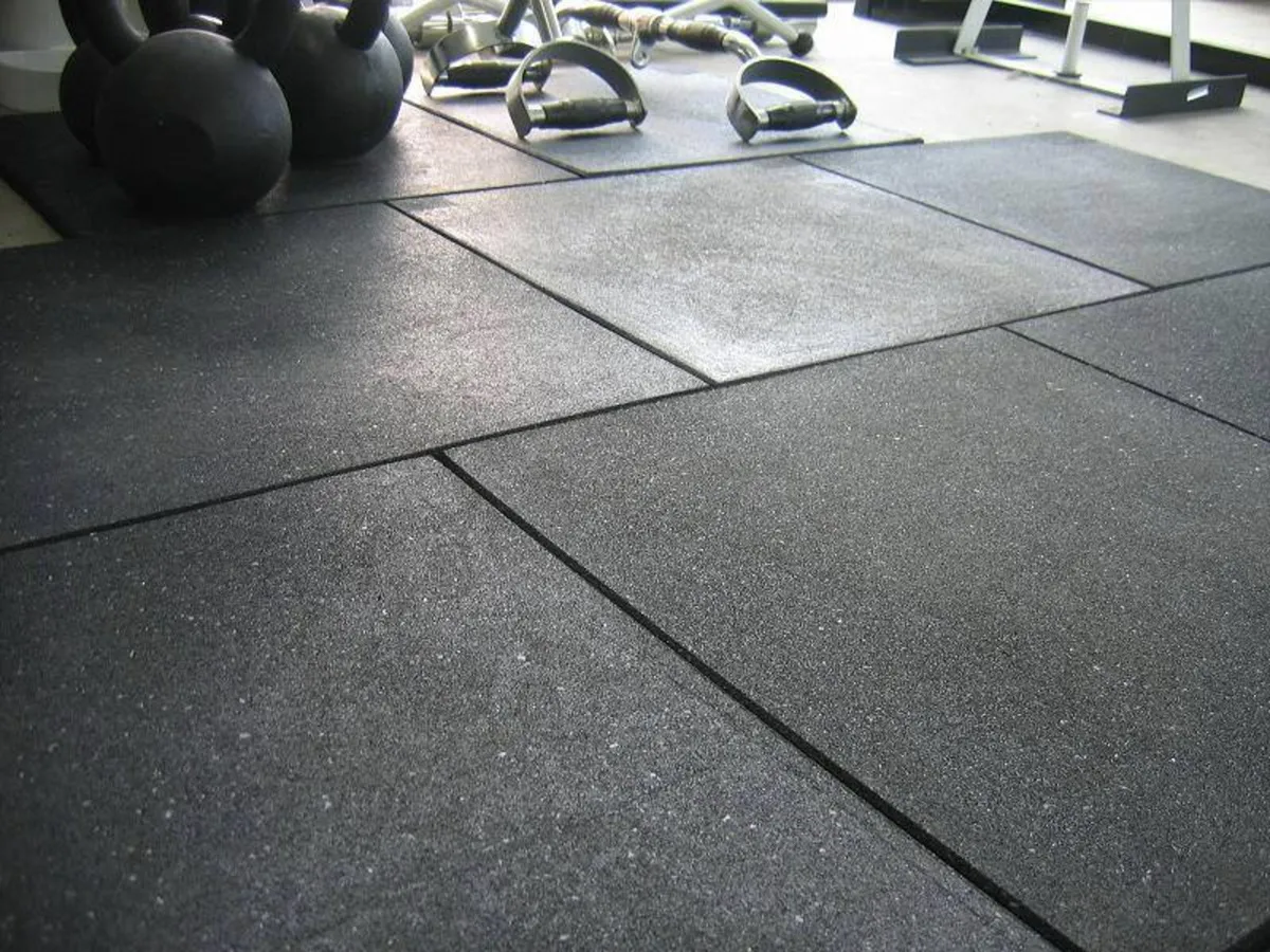 Gym rubber flooring mats