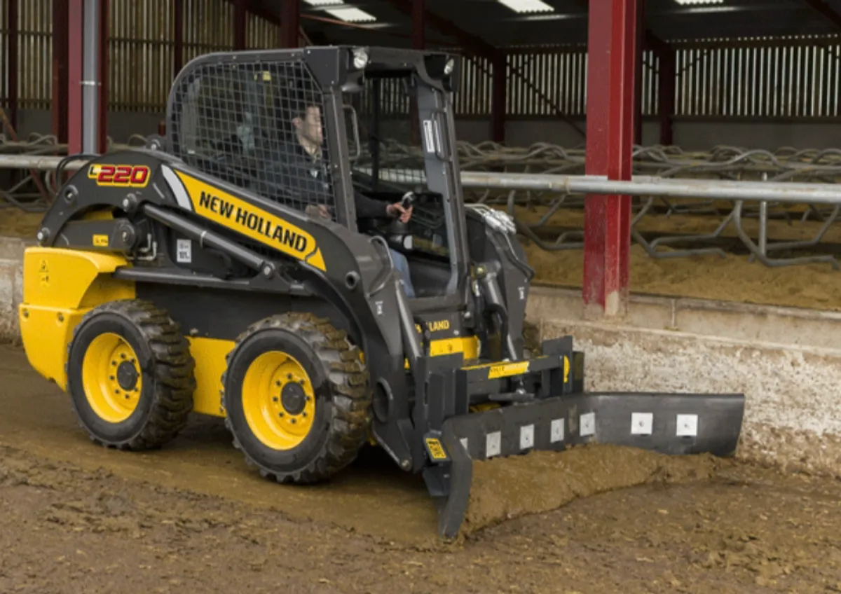 Fleming front loader yard scrapers