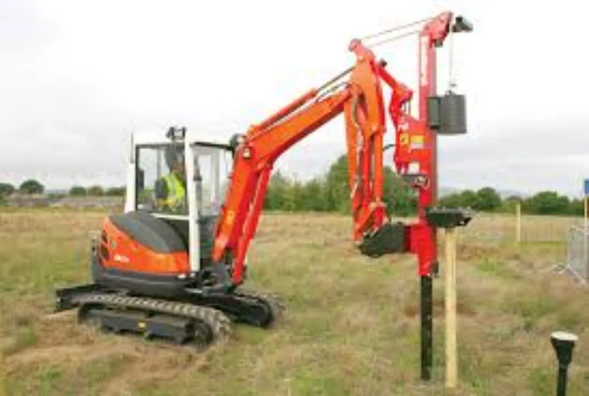 Attachment Hire.  Post Driver For Hire & Sale. - Image 1