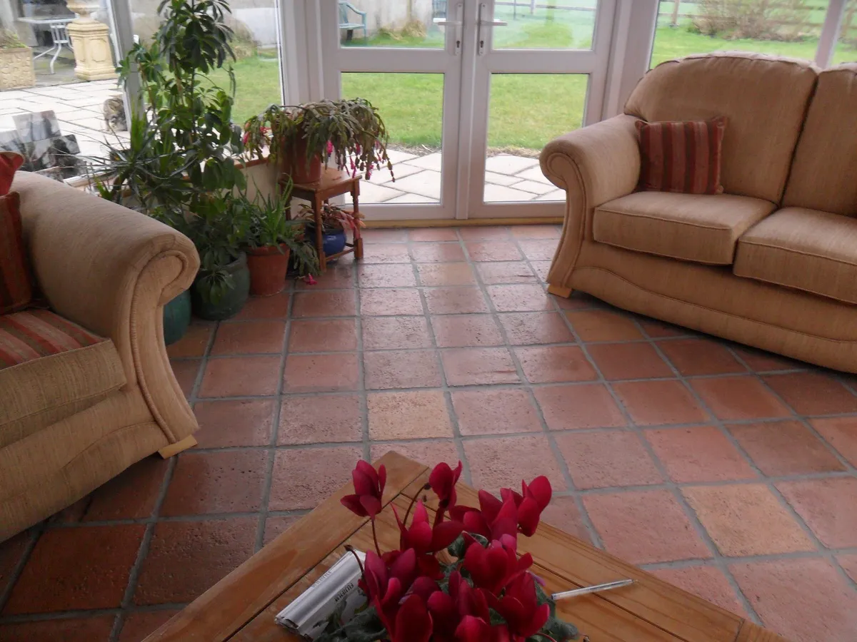 Old World Look Terracotta floor tiles - Image 2