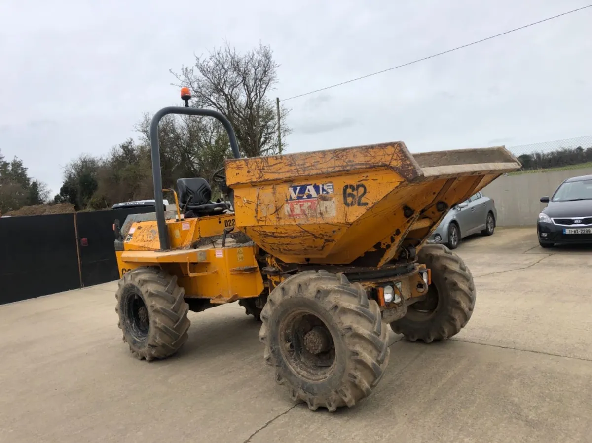 Dumpers for hire and digger