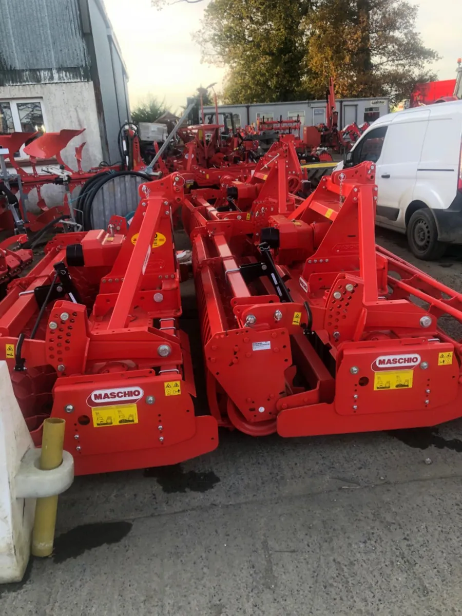 Maschio power harrows in stock from 3 to 6 mtrs