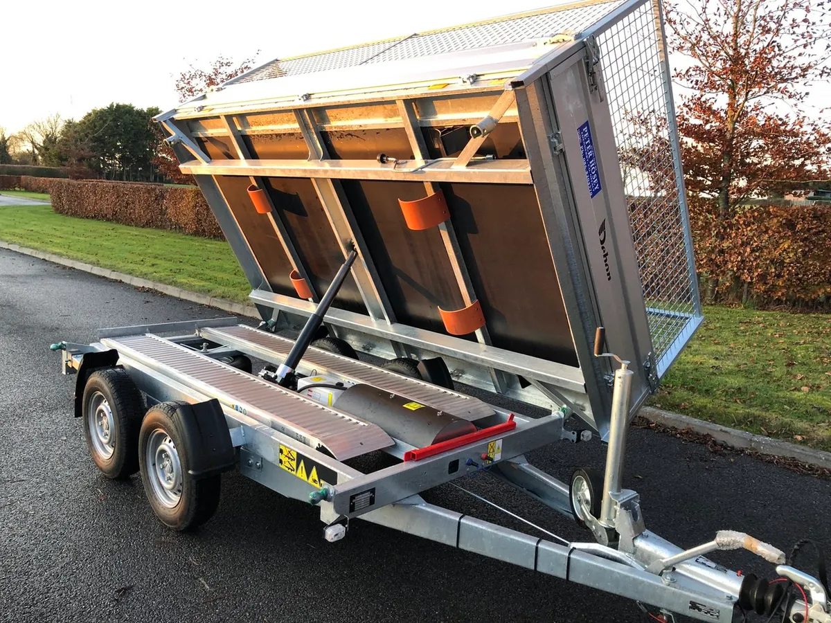 New Debon 3 way electric tipping trailer