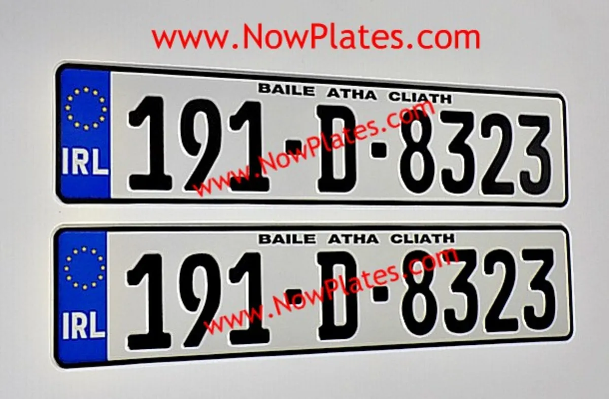 German Number Plates & NCT Made While U-Wait