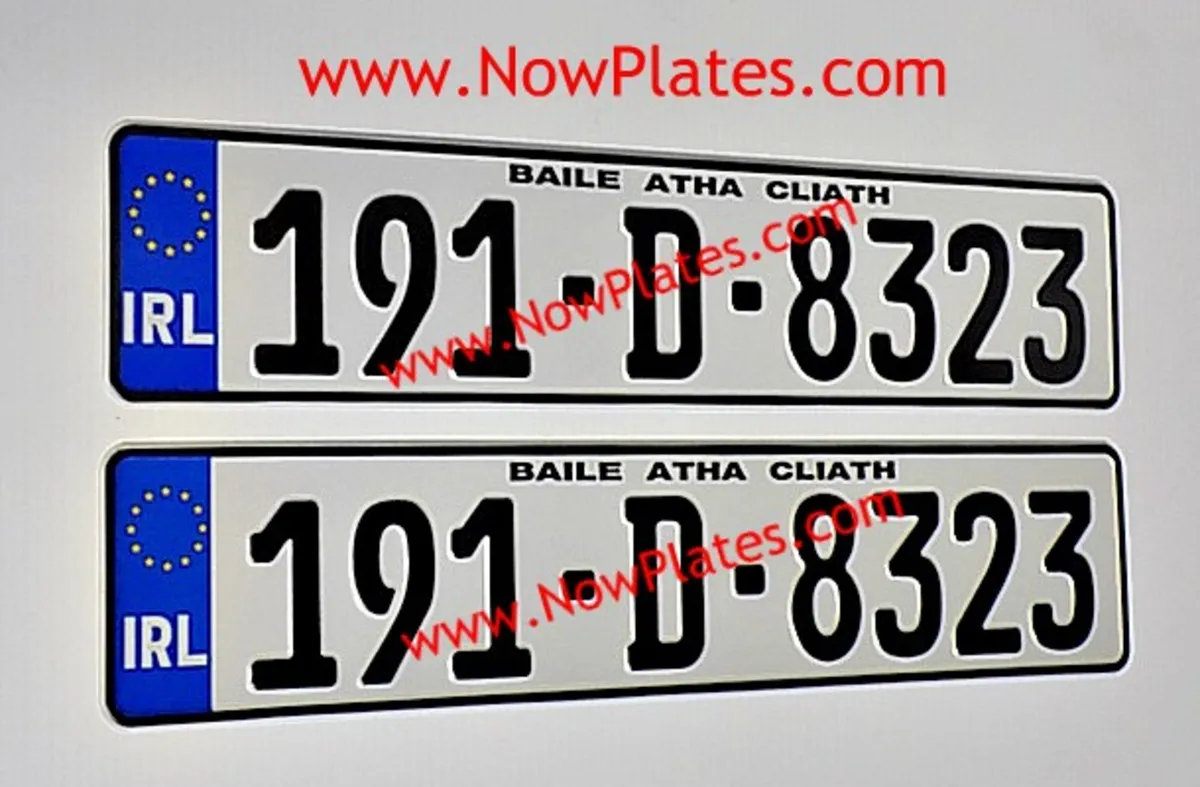 German Number Plates & NCT Made While U-Wait - Image 1