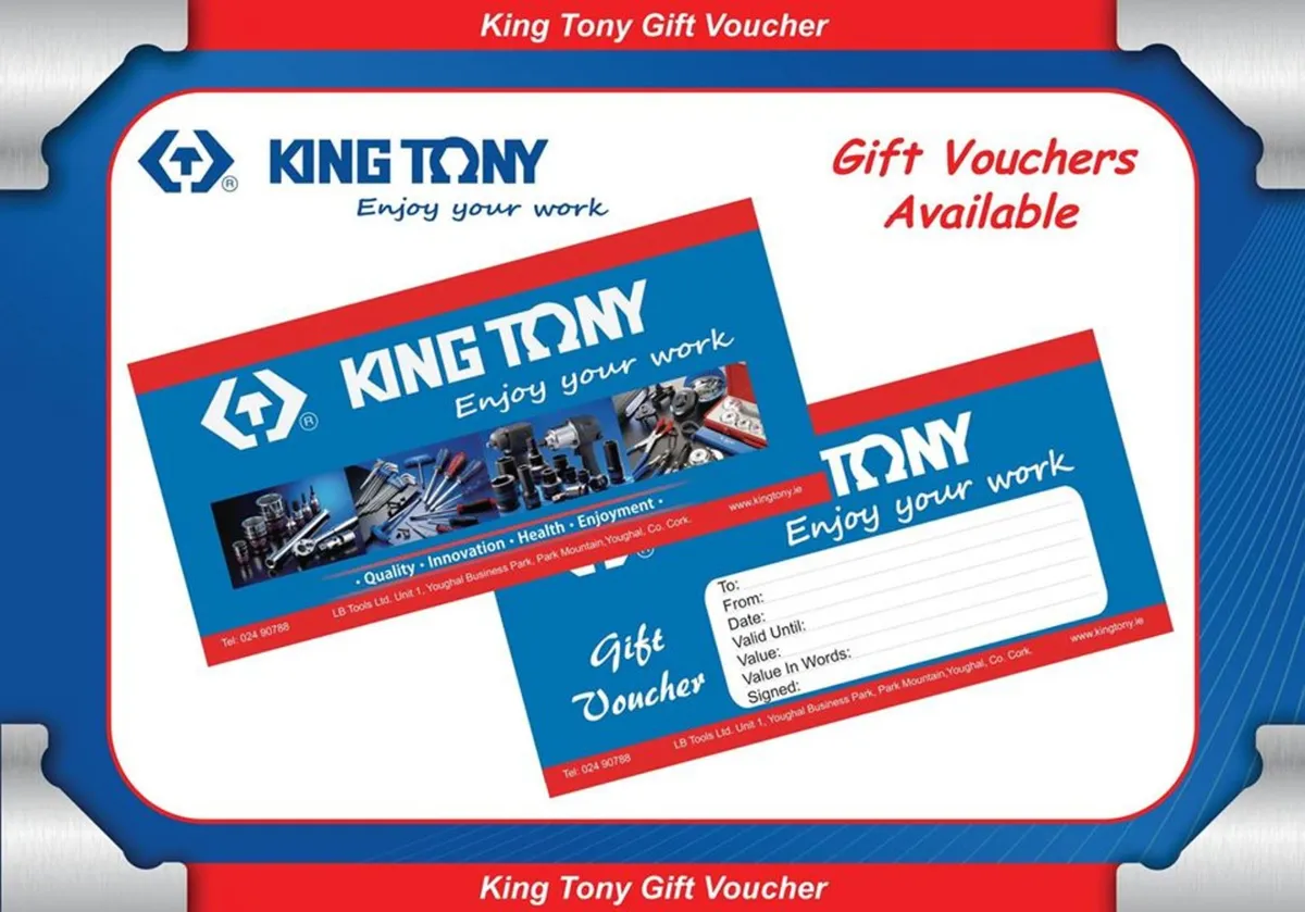 Gift Voucher for King Tony Tools