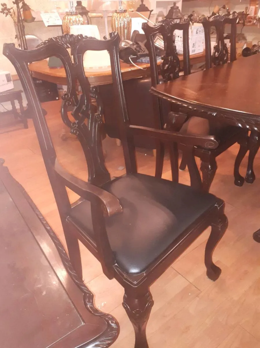 Solid mahogany furniture set - Image 4