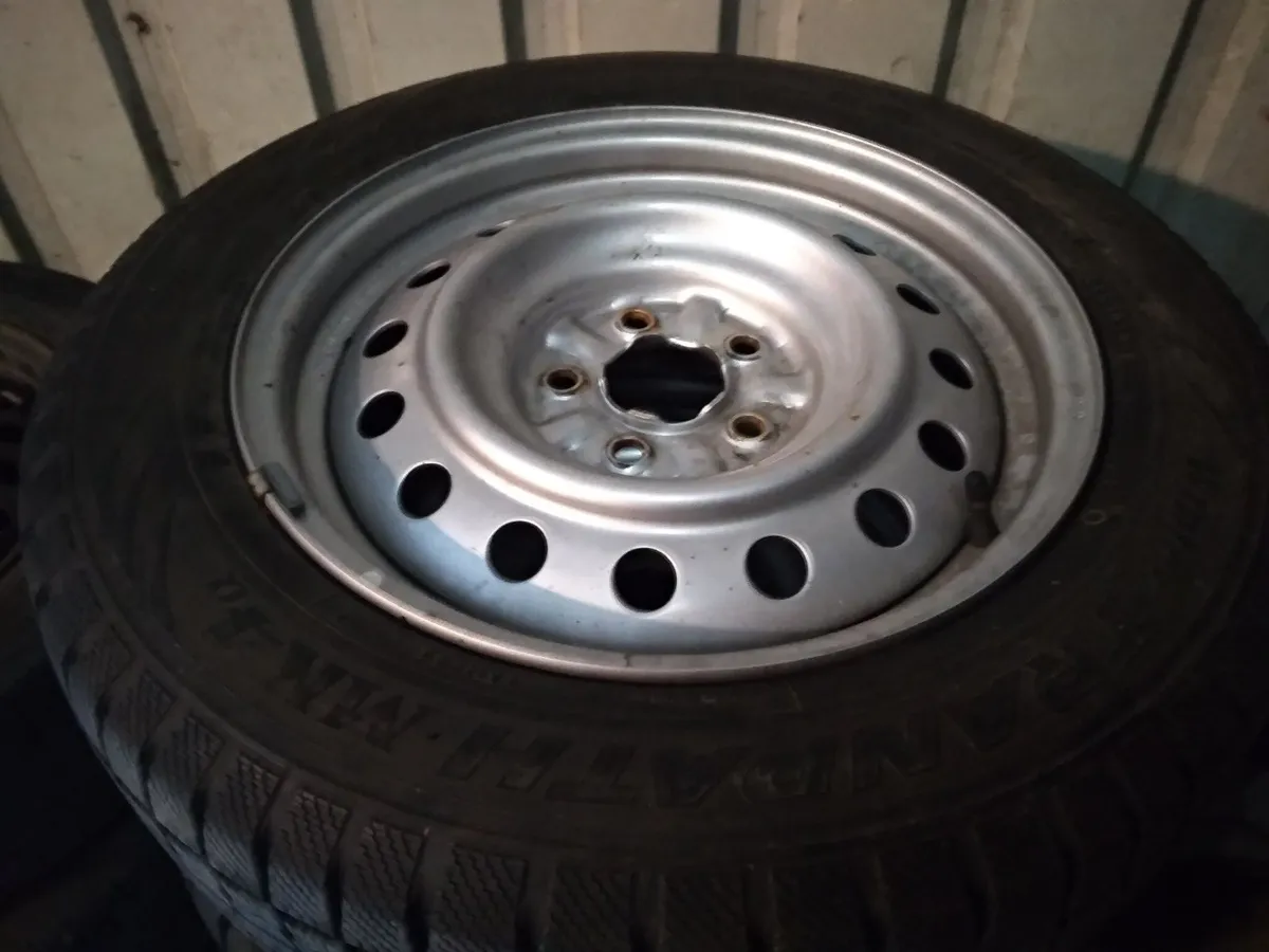 Toyota prius + 2 Tyre & Wheel - Image 1