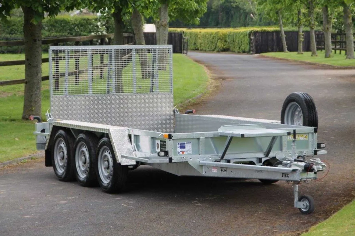 New GP126 12' x 5'10'' Ifor Williams Plant Trailer - Image 2