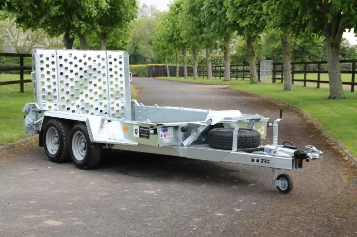 New GH1054 10' x 5'4'' Ifor Williams Plant Trailer - Image 1