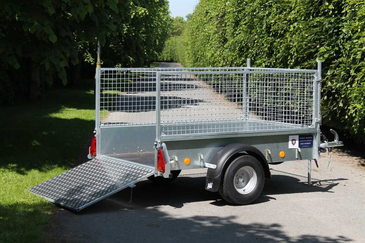 New P6e 6'6'' x 4' Unbraked Ifor Williams Trailer - Image 1