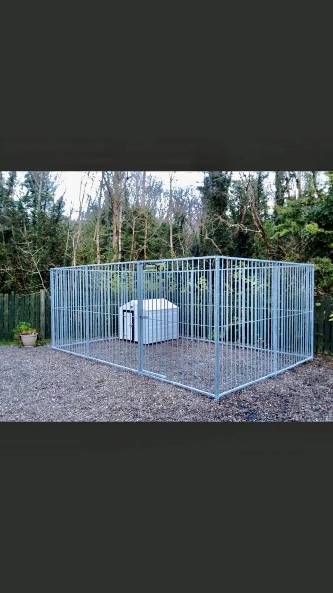 Galvanised Dog Run panels - Nationwide Delivery