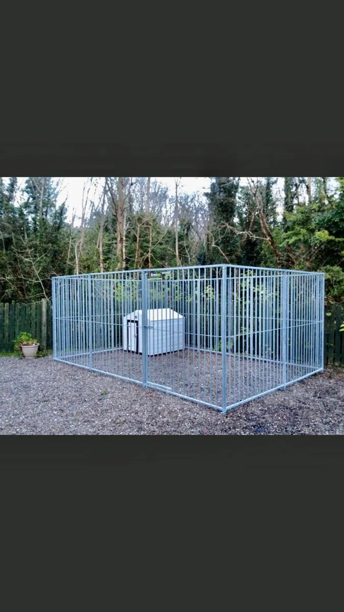 Galvanised Dog Run panels - Nationwide Delivery - Image 1