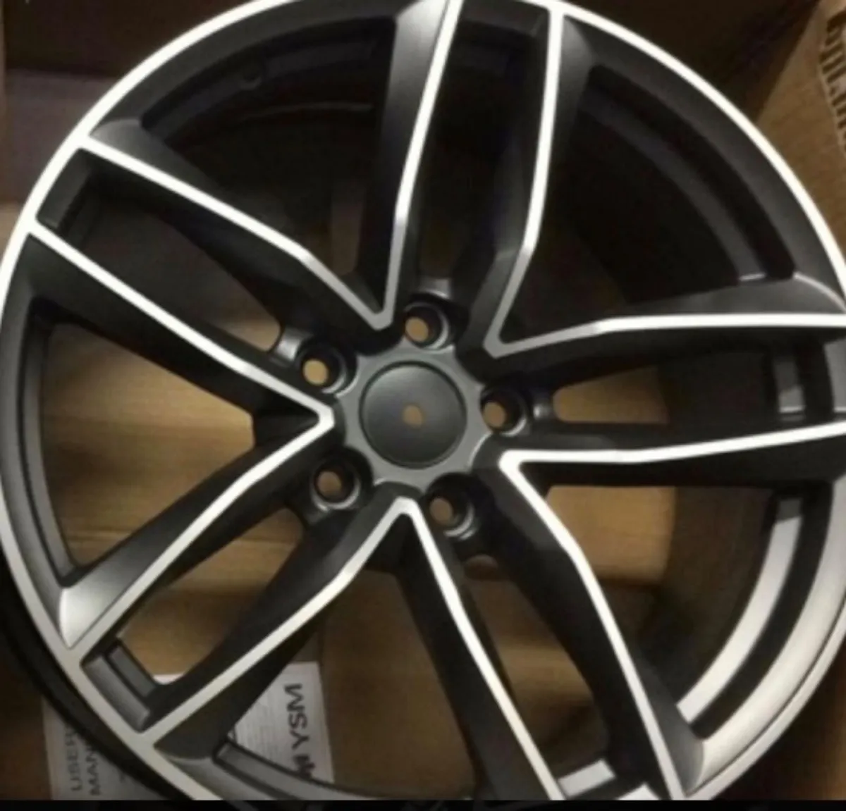 18” rs6 c alloys & tyres new