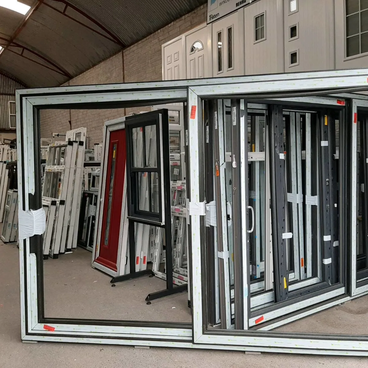 Pvc BLACK  PATIO DOORS IN STOCK W23F6C1 WPVC LTD - Image 2