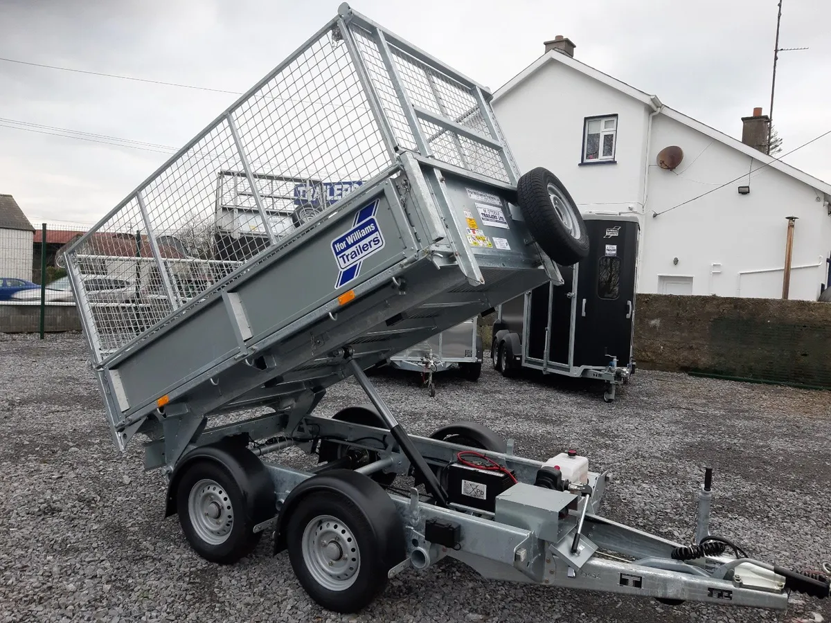 8' x 5'  IFOR WILLIAMS  ELECTRIC  TIPPER TRAILER - Image 1