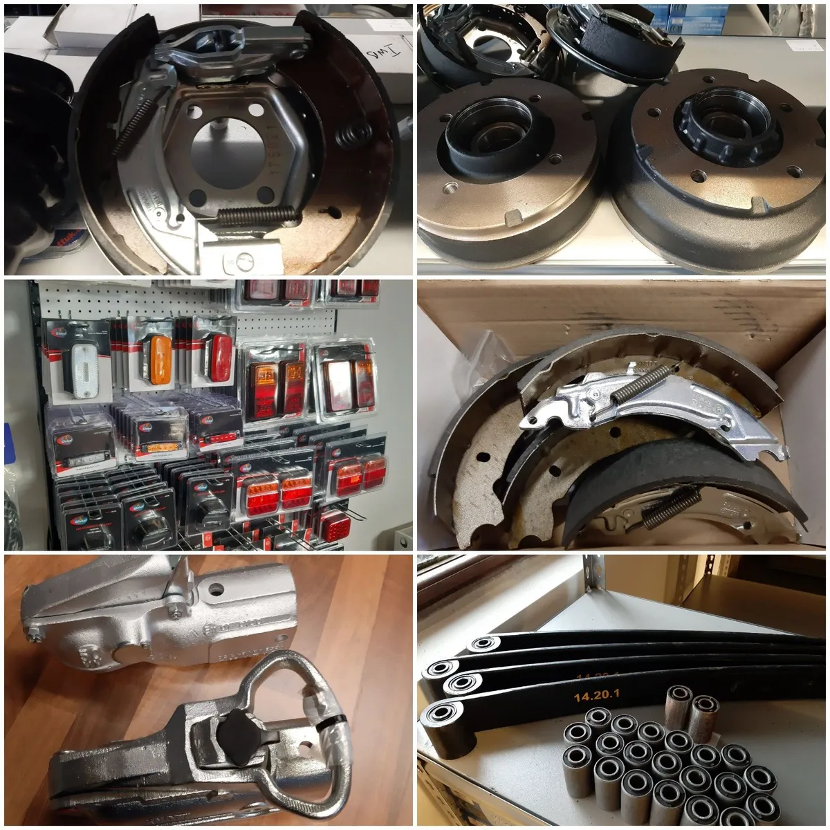 TRAILER PARTS, WHEELS, LED LIGHTS, FLOORING - Image 1