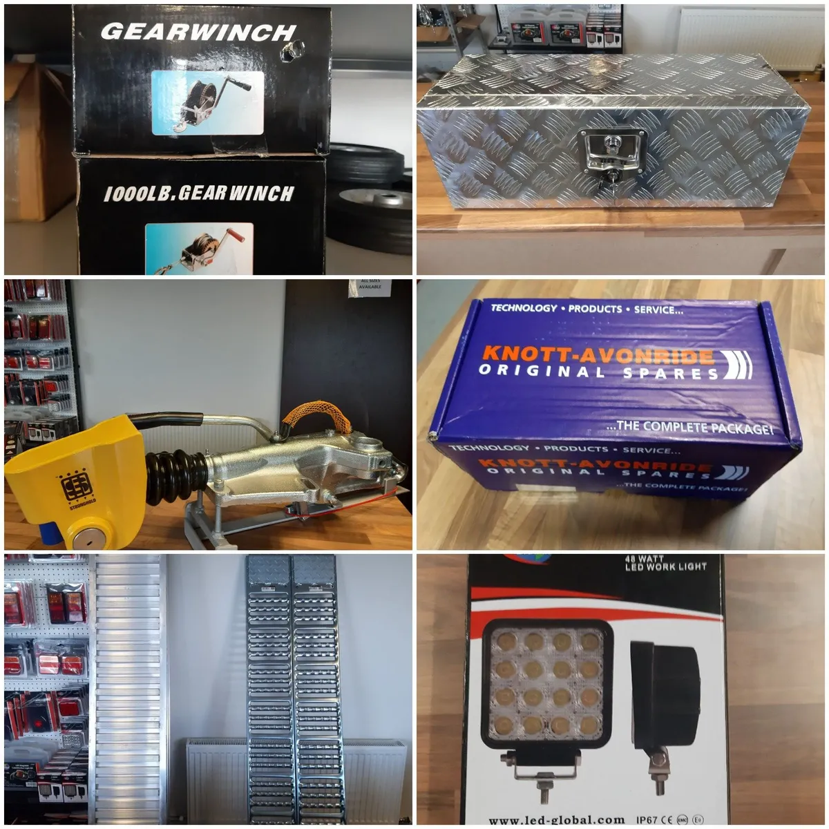 TRAILER PARTS, WHEELS, LED LIGHTS, FLOORING - Image 4