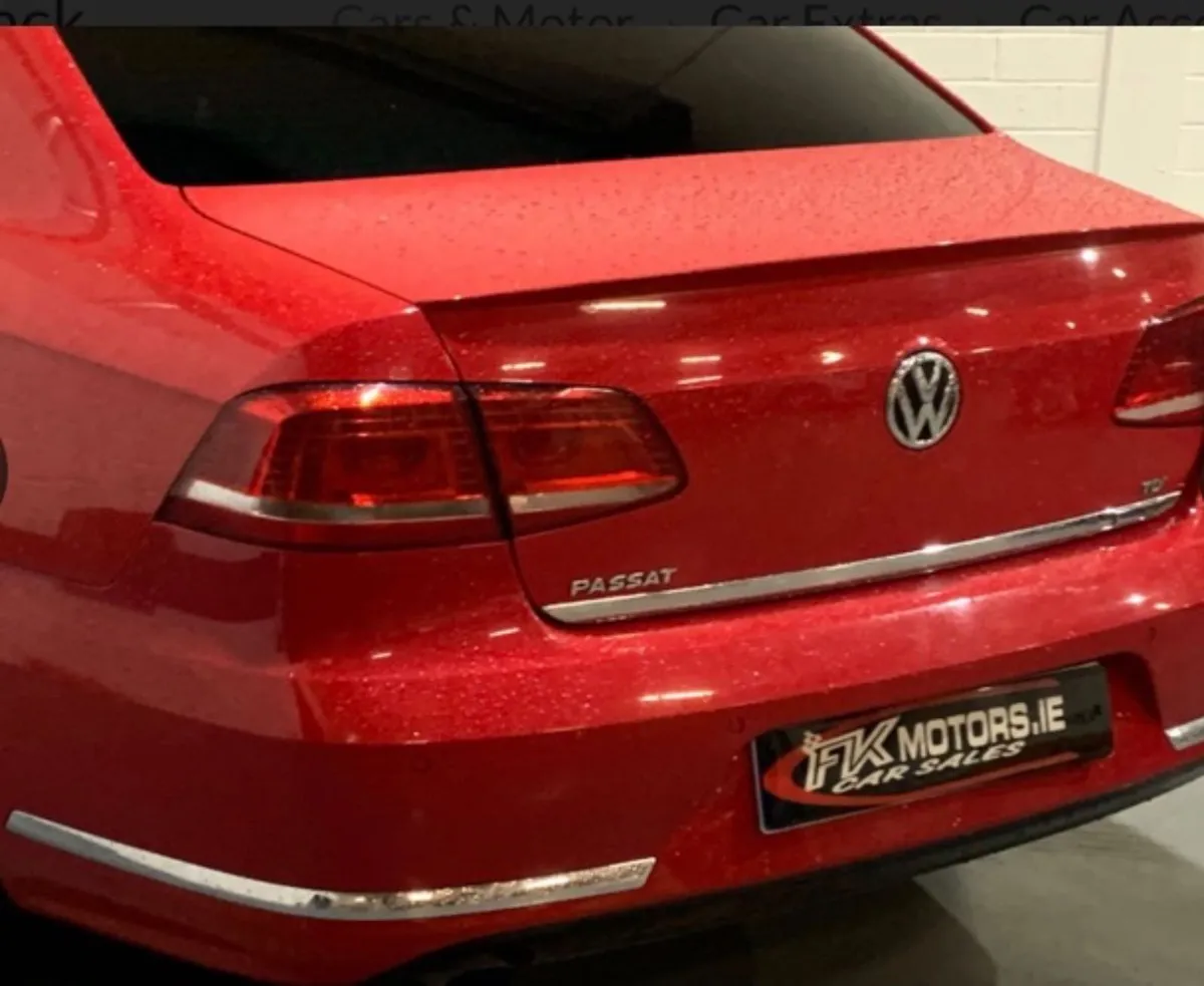 Vw passat rline boot spoiler sale - Image 1