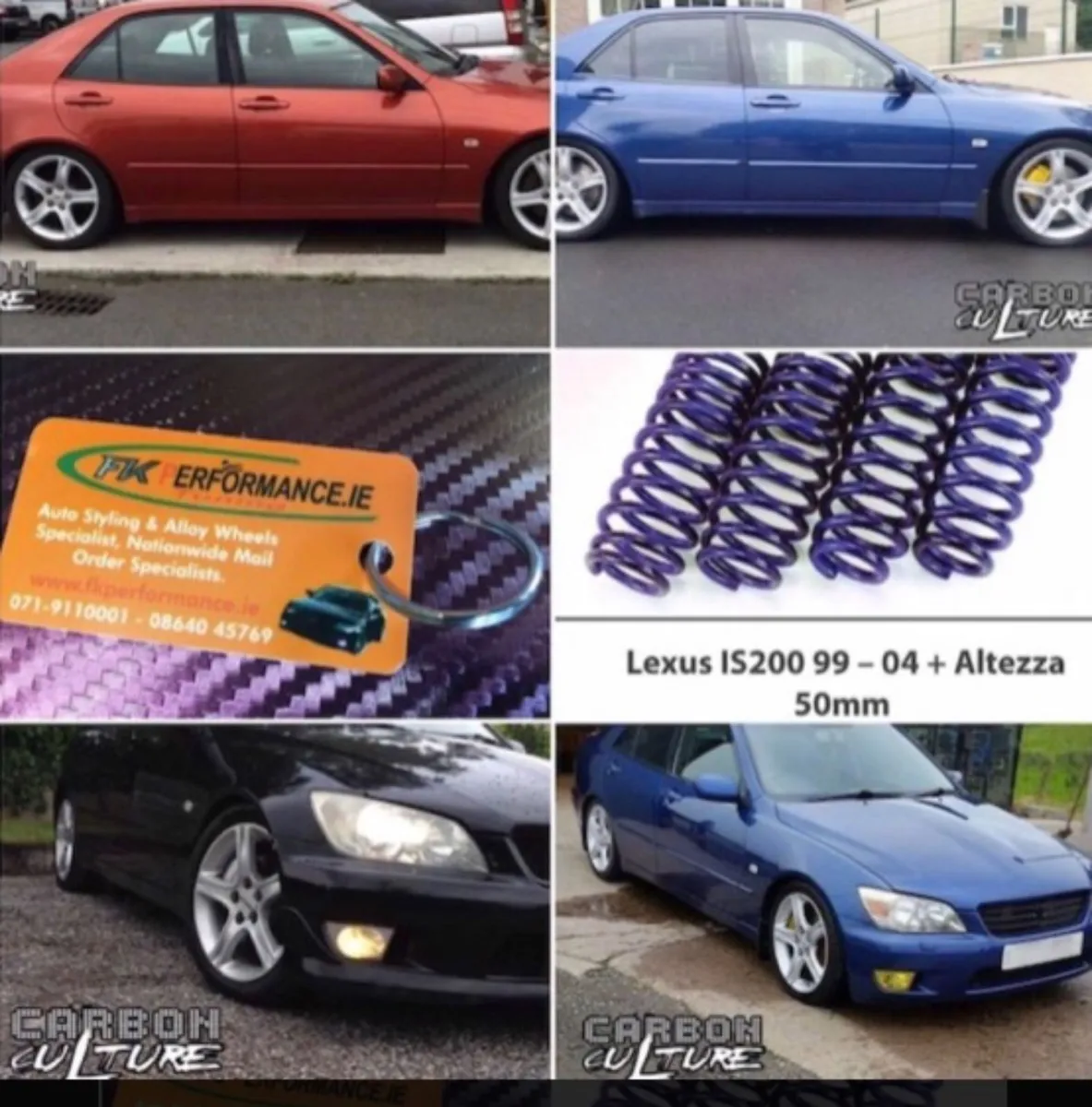 Ultimate Lexus & Altezza springs in stock - Image 1