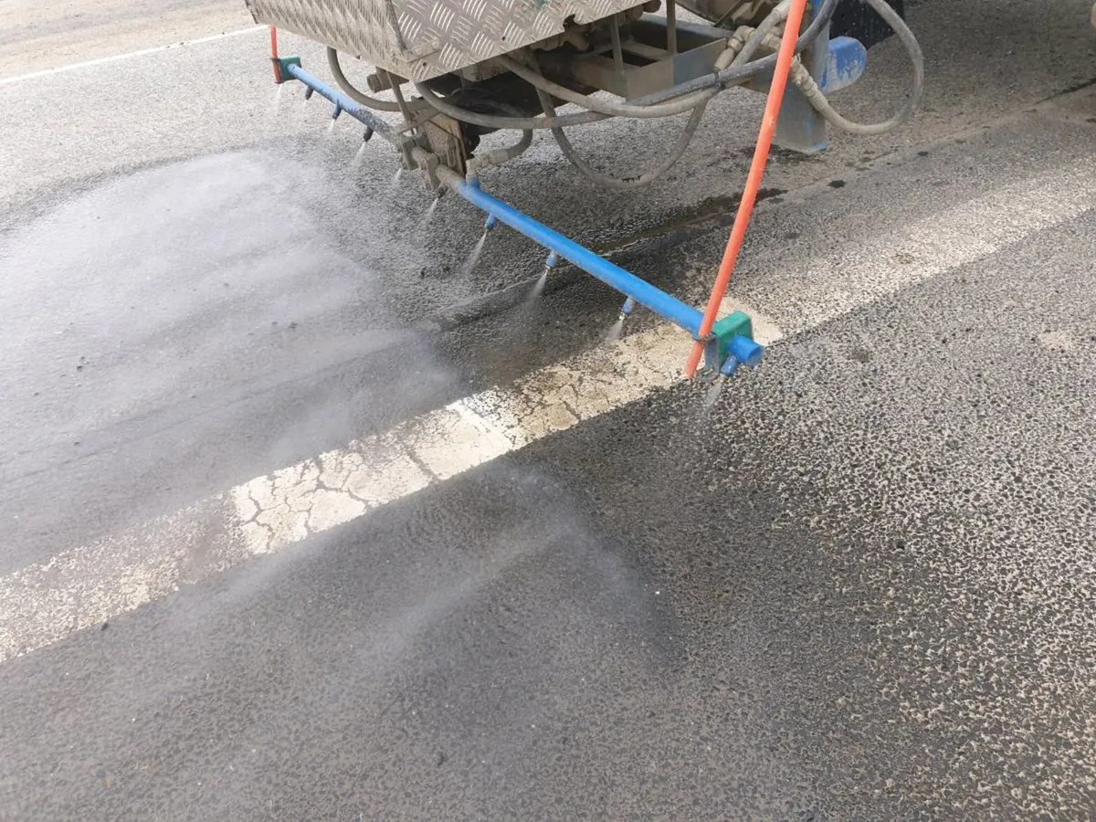 Car park  road washer for hire and power washing - Image 1