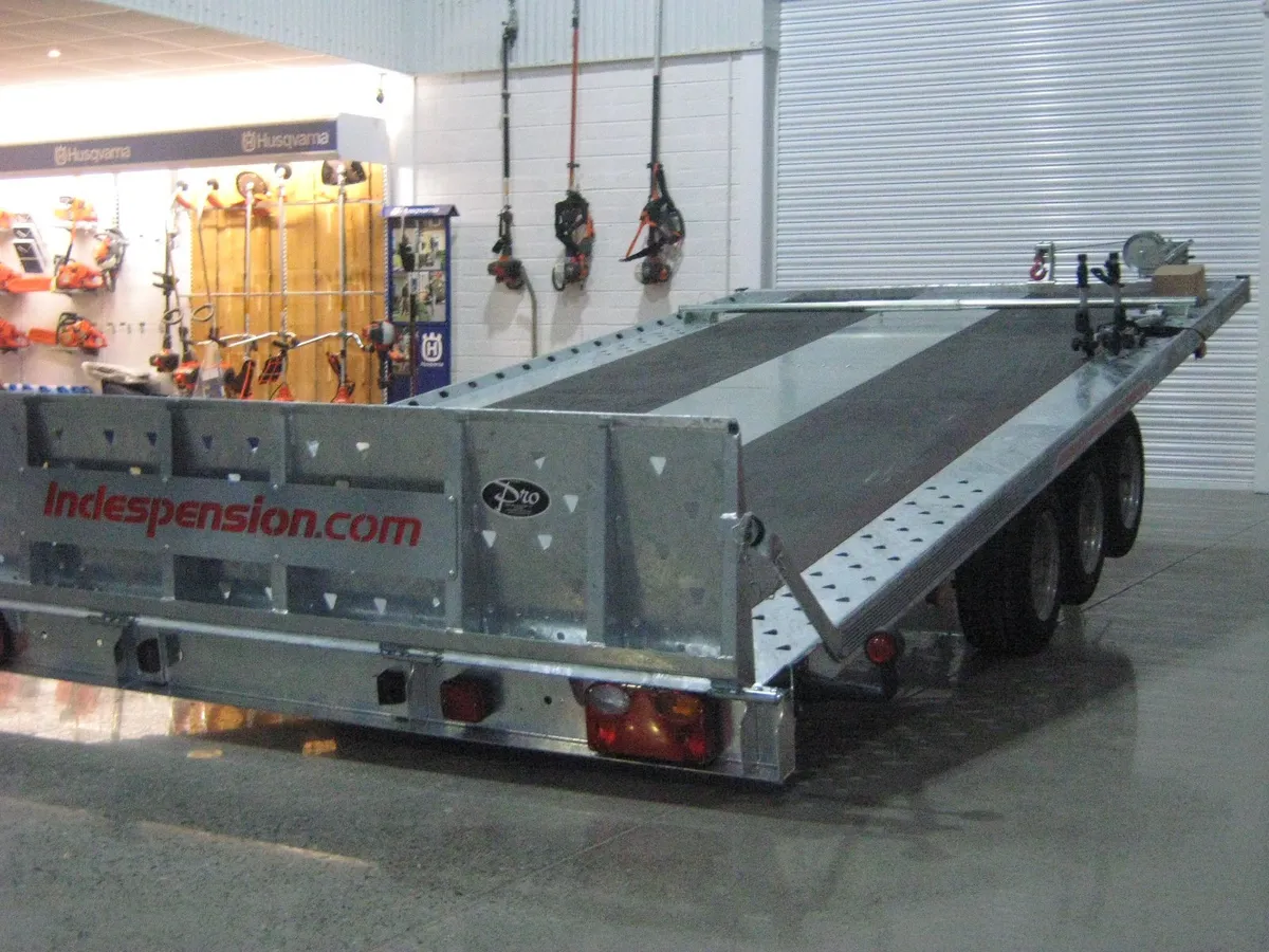 indespension car transporter tilt  trailer - Image 4