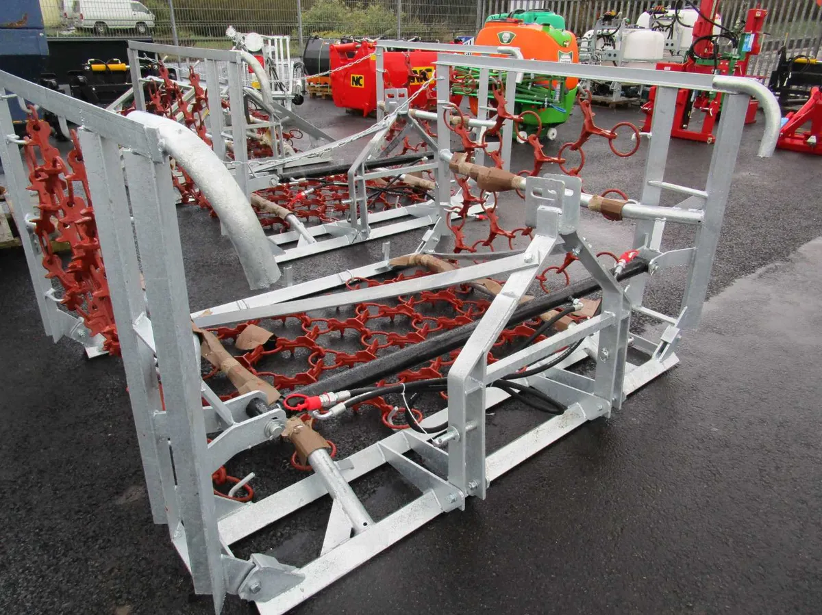 JARMET 4mtr chain harrows galvanised frame - Image 1