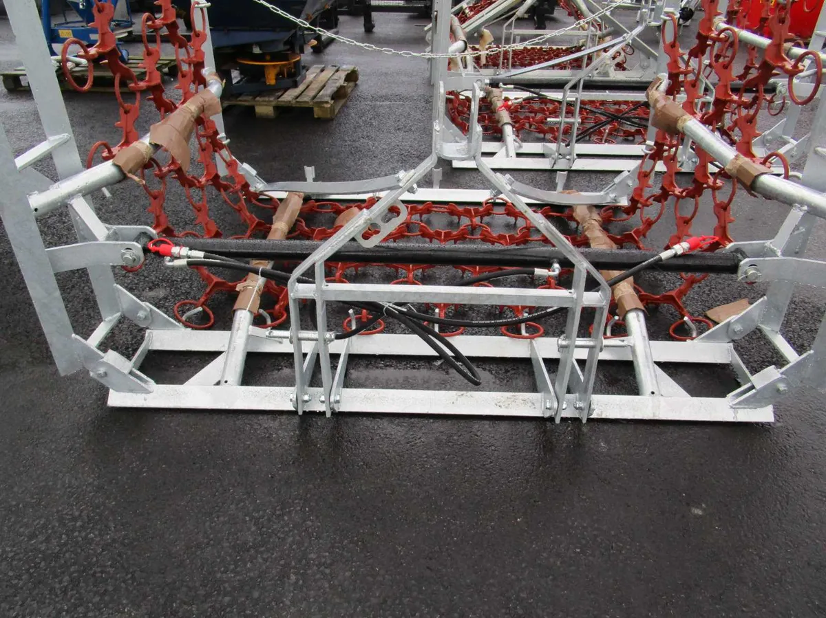 JARMET 4mtr chain harrows galvanised frame - Image 2