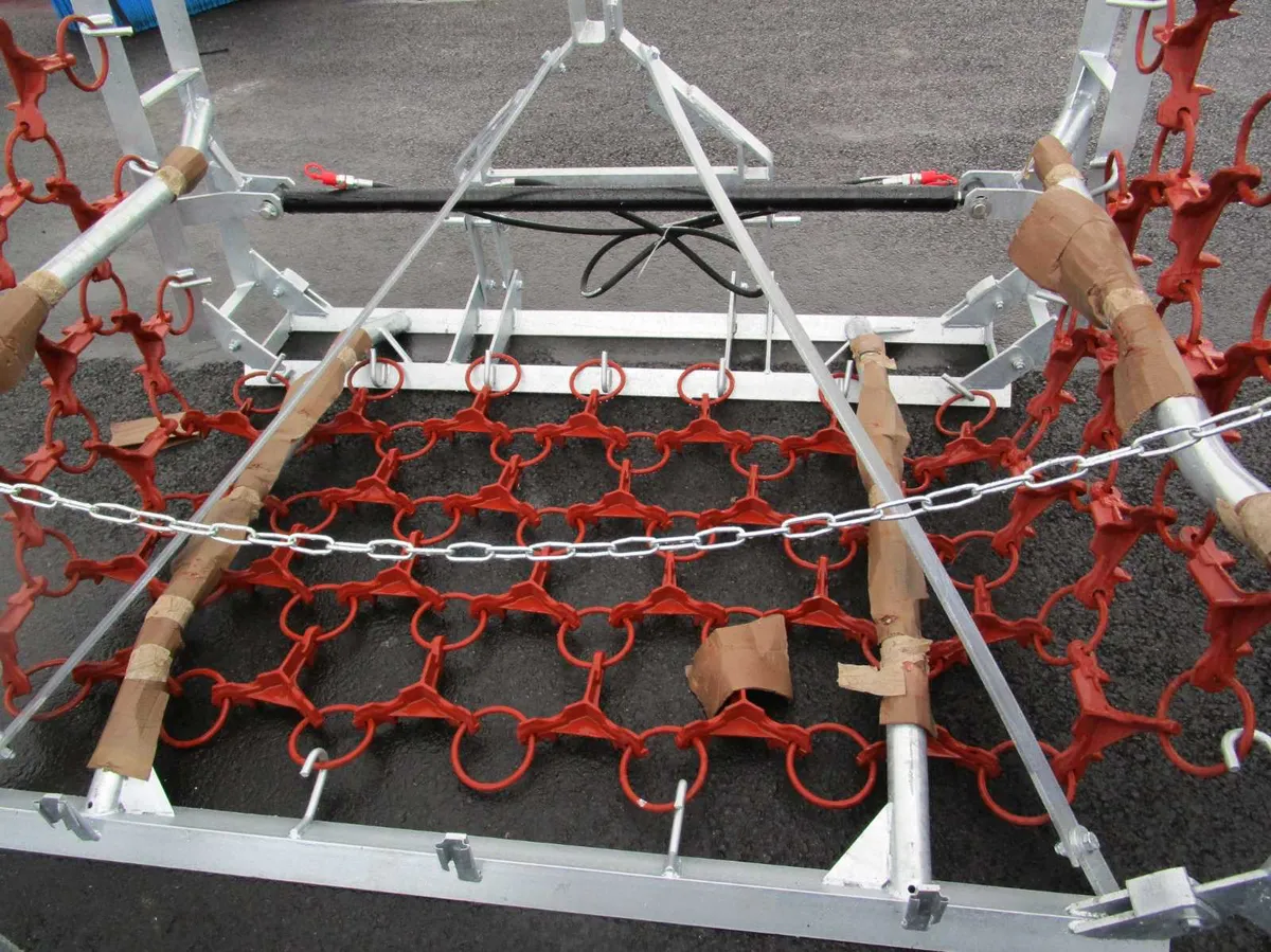 JARMET 4mtr chain harrows galvanised frame - Image 3