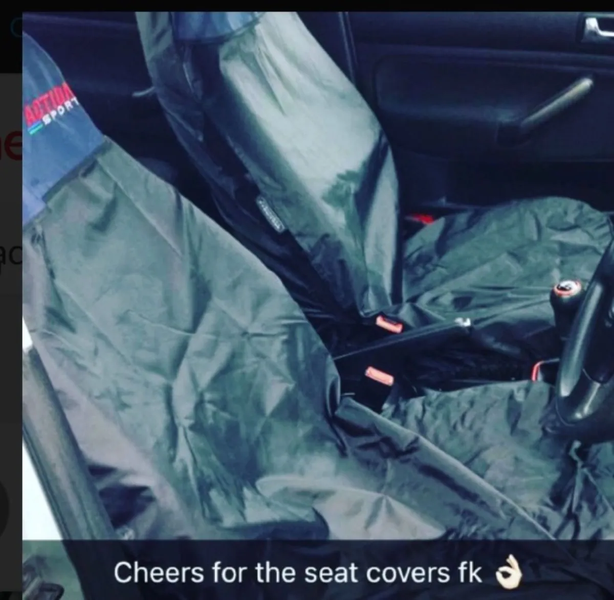 Action sport seat covers offer