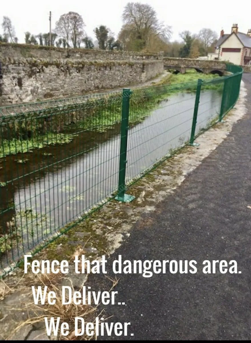 DANGER AREA-- FENCE IT- No vat Irish buyers