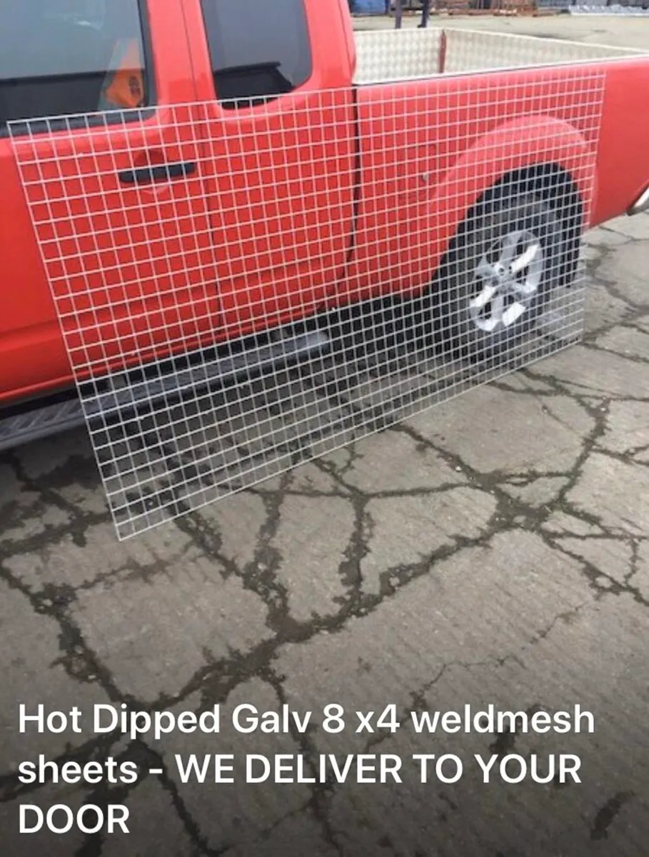 Weld mesh sheets 8ft x4ft.. no vat irish buyers - Image 1