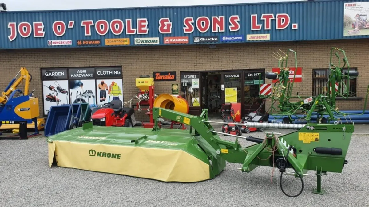 New Krone ECR Heavy Duty Range of Mowers In Stock