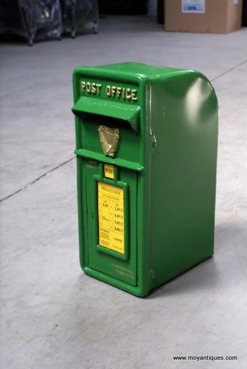 Cast Iron Irish Post Box SAVE 20% with Vat number - Image 2