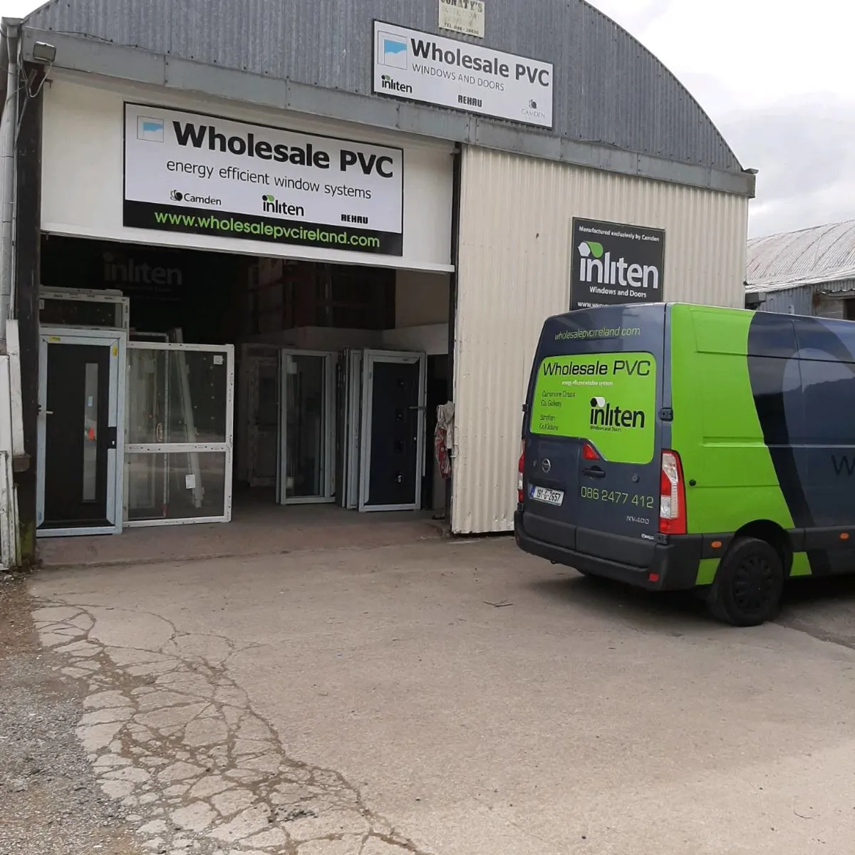 Pvc BLACK FRENCH DOORS IN STOCK W23F6C1 WPVC LTD - Image 2