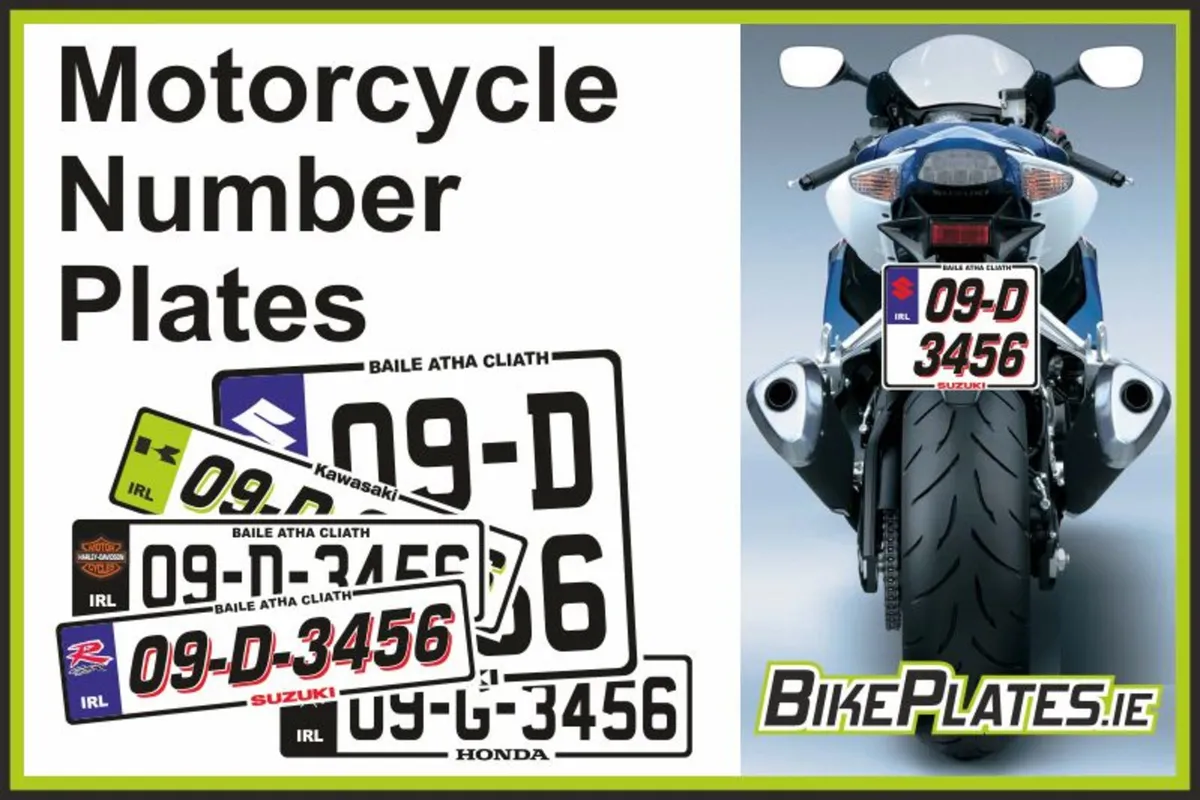 Motorcycle / Bike Number Plates