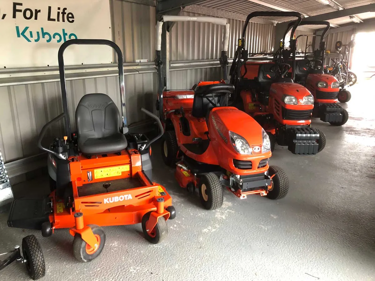 HUGE RANGE OF NEW AND USED KUBOTA MOWERS