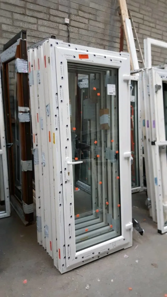 W PVC LTD STRAFFAN WHITE FULL GLASS  DOORS  UPVC - Image 1