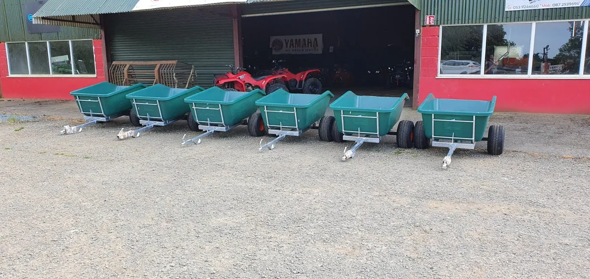 NEW JFC 500 LITRE TIPPING TRAILER - Image 2