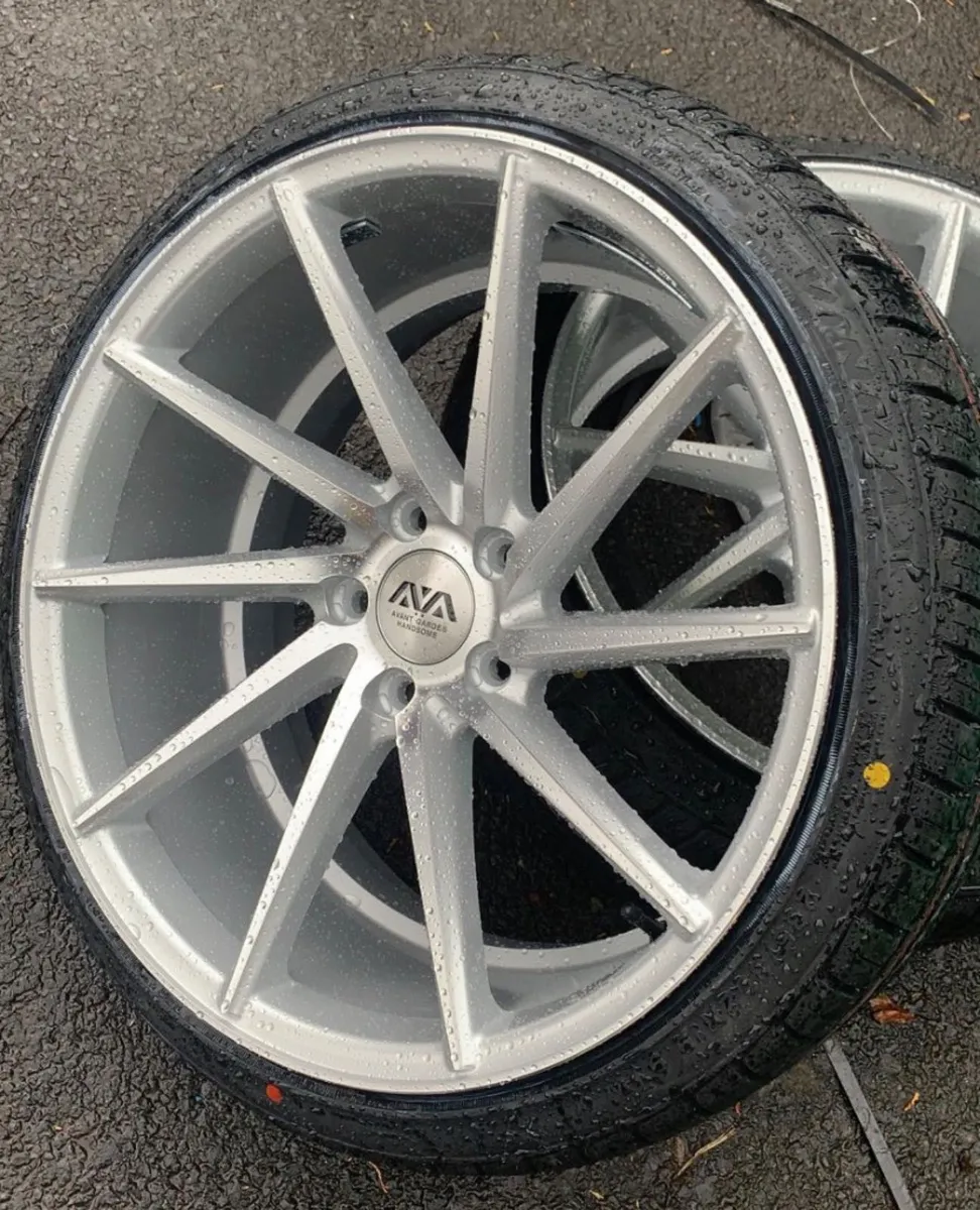19" 1D 9.5 all round silver  5x112