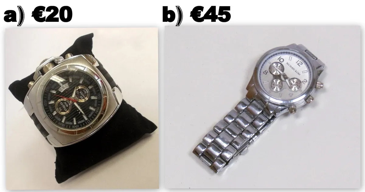 Wrist Watches, Cufflinks & jewellery