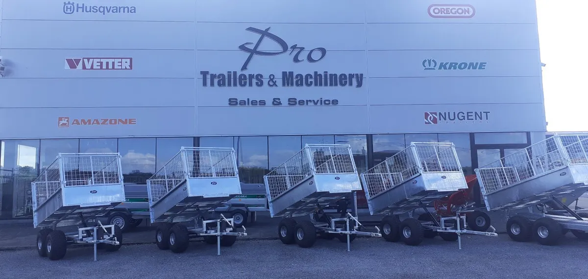 pro trailers quad tipper trailers, quad trailers - Image 1