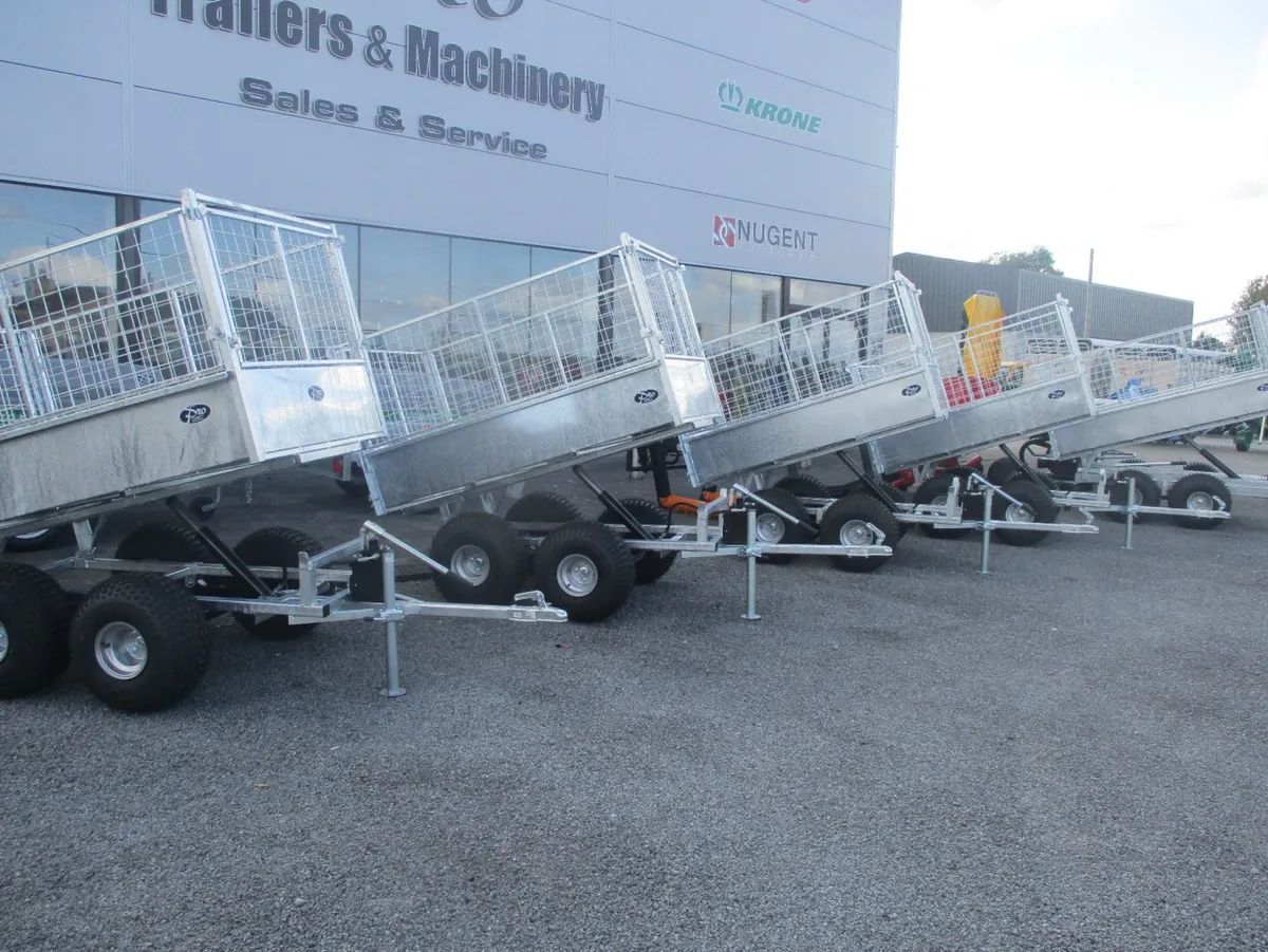 pro trailers quad tipper trailers, quad trailers - Image 2