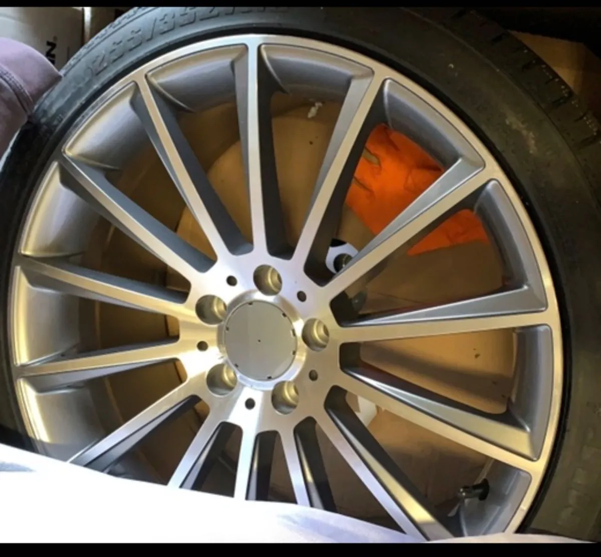 19" alloys and tyres suit c & e class