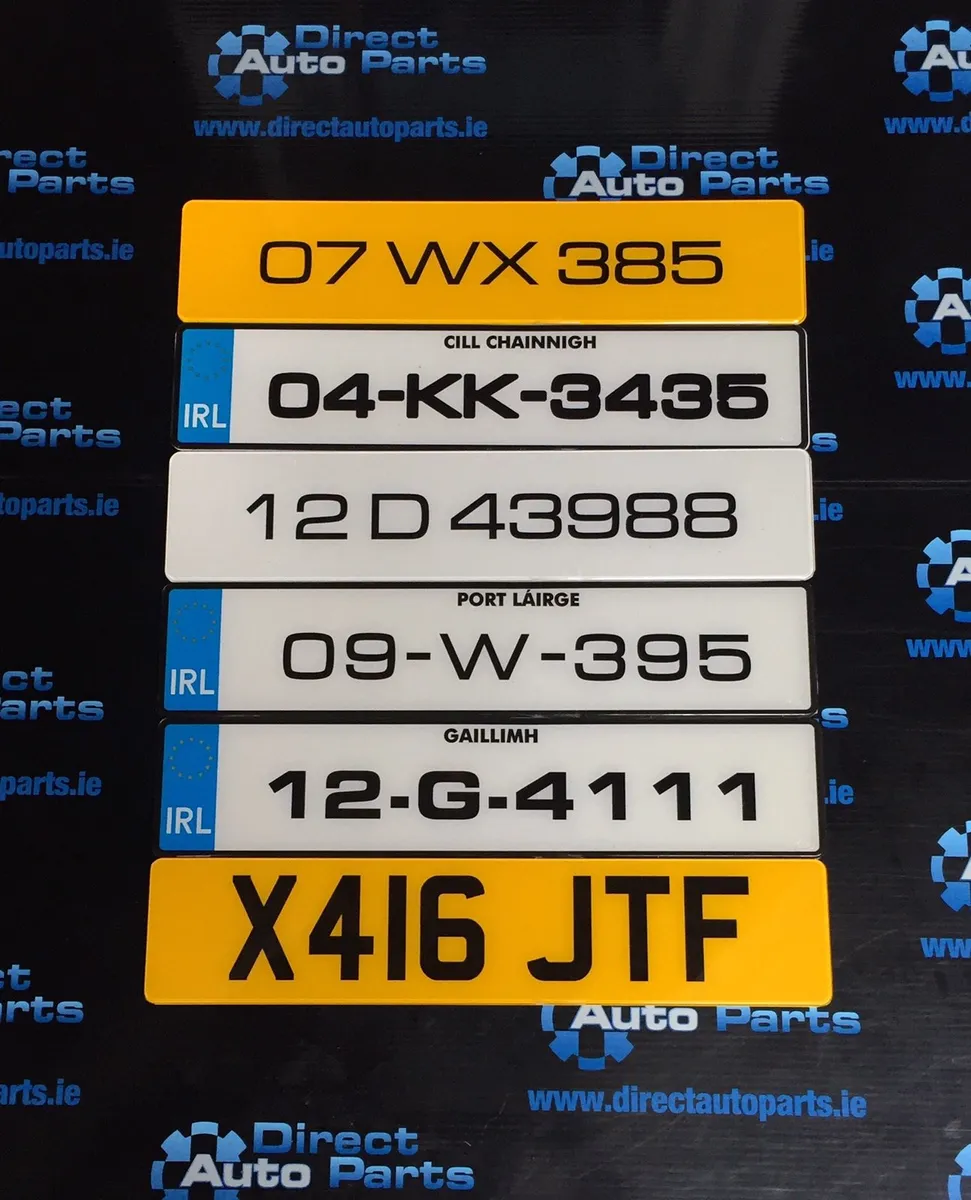 NUMBER PLATES 👉DirectAutoParts.ie - Image 3