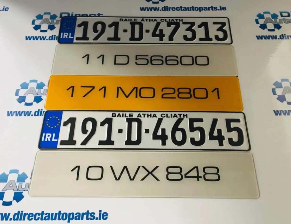 NUMBER PLATES 👉DirectAutoParts.ie - Image 2