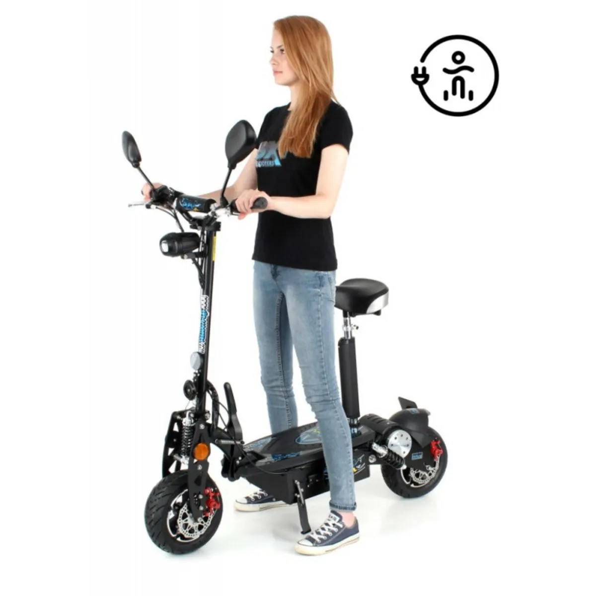 SXT 1000 watt E scooter (ROAD LEGAL-GERMAN-45 KPH) - Image 1