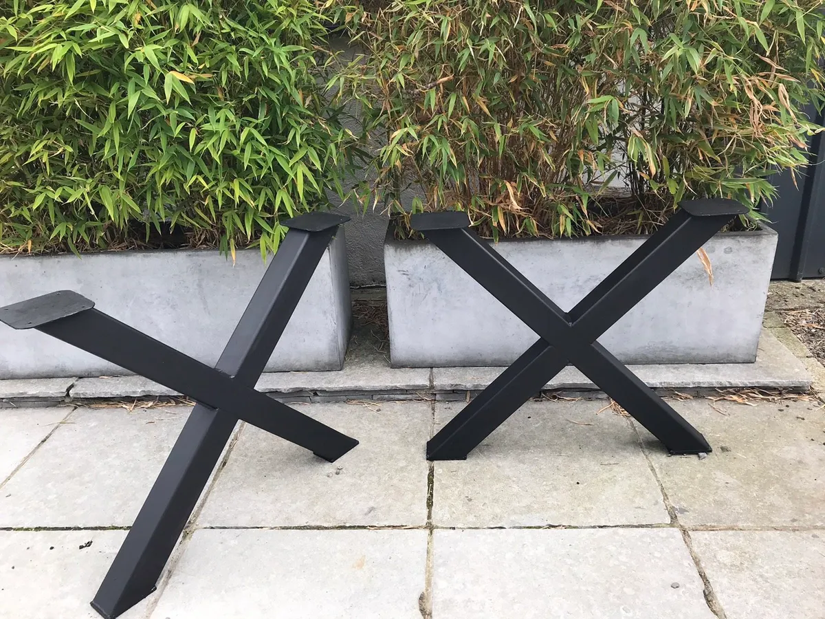 X TABLE LEGS DINING KITCHEN