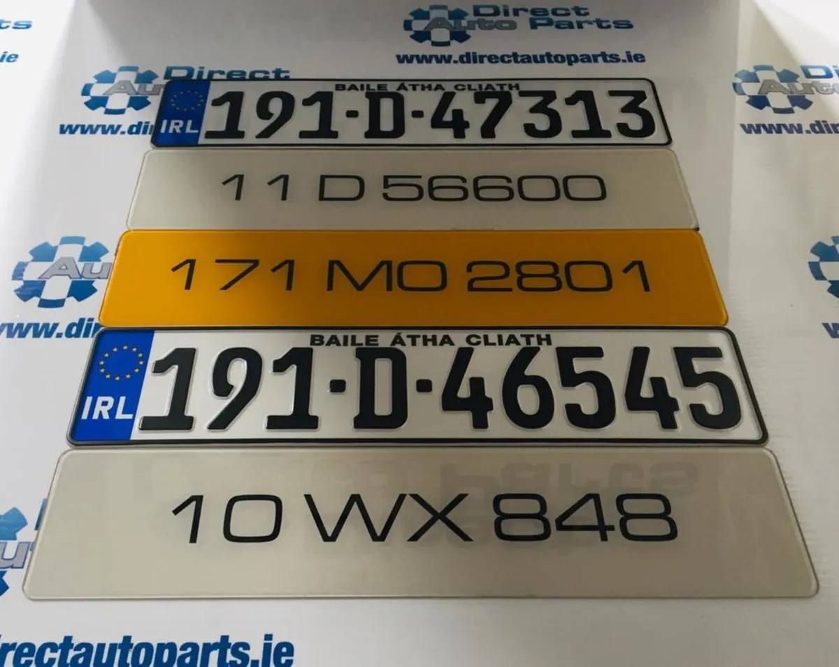 Number Plates Order Online for sale in Co. Kilkenny for 25 on